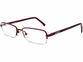 Lacoste Eyeglasses L2112 615 Burgundy Half Rim Frame 51[]16 140 - £54.66 GBP