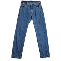 Levis Jeans Mens 30x30 Blue 505 Straight Leg 100% Cotton American Denim Classic - £19.80 GBP