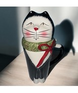 Oneida SAKURA Cat Shaped Covered Latte Coffee Mug Beverage Buddies Chris... - $282.54 MXN