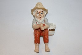 Vintage Artmark Japan Hillbilly Shelf-sitter Figure Moonshine Jog Country Folk - £6.20 GBP