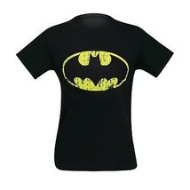 Batman Distressed Symbol Black T-Shirt Black - £21.91 GBP+