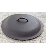 Vintage Cast Iron Skillet  Lid Only Marked 10 Dimpled - $72.19