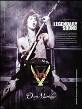 George Lynch 2007 Dean Markley Super-V guitar strings ad 8 x 11 advertisement - $4.70