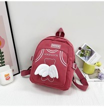  Boys and Girls Backpack 2023 New Ins Style Trend Cute  Wings  Backpack Kids Fas - £104.20 GBP
