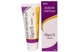 GLYCO 6 Glycolic Acid Cream 6% 30gms Pack BY Microlabs - $19.79