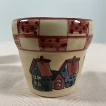 4 Miniature Ceramic Planter Pot 2.5&quot; H - £16.48 GBP