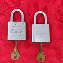 2X AMERICAN LOCK SERIES 5200 PADLOCK WITH KEY Lot Of 2 (3&amp;17) - $19.98