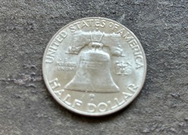 1963-P Franklin Half Dollar  Blazing White Gem Superb Eye Appeal - £79.49 GBP