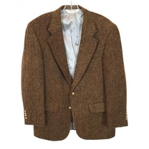 Mens Size 41 REGULAR 41R Vintage Harris Scotland Wool Tweed Blazer Jacket - £49.88 GBP