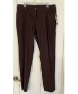 New Directions  Slim Leg Brown Dress Pants  Women&#39;s Size 16 NWT - £14.53 GBP