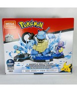 New! MEGA Construx Pokémon Squirtle Evolution Set HDH93 Wartortle Blastoise - $759.79 MXN