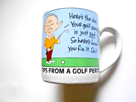 Tips From A Golf Perot Ceramic Mug by Recycled Paper Greeting, Inc. #750712 - £7.93 GBP