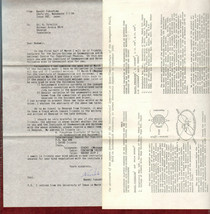 1987 Letter Signed Naoshi Fukushima Physic near-Earth Space Geomagnetic Japan - £16.92 GBP