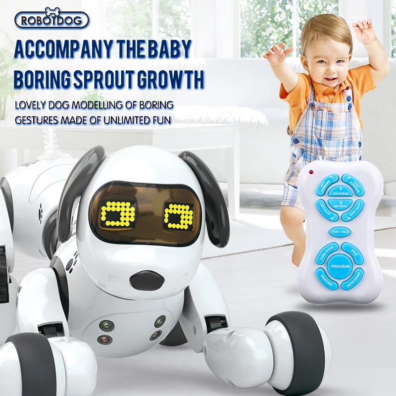 H sensing dancing remote control dog robot toys for kids boys girls electric rc animals thumb200