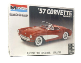 Monogram Classic Cruiser &#39;57 Corvette 1:24 Scale Model Kit 10852 New in Box - £23.51 GBP