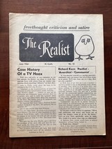 The Realist # 18 - June 1960 - Paul Krassner - Biting Satire &amp; Cynical Humor - £7.46 GBP