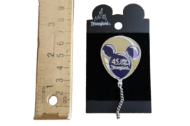 Disneyland 45 Years of Magic Mickey Ears Balloon Pin Limited Edition 5000 Purple - £7.86 GBP