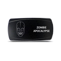 CH4X4 Rocker Switch Zombie Apocalypse Symbol 5 - Horizontal  - Amber Led - £13.30 GBP