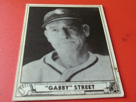 1940 Play Ball Gabby Street # 69 Upper Deck Authenticated Baseball Card - £31.33 GBP