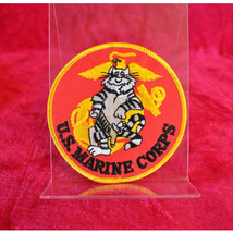 U.S. Marine Corp Patch with Tomcat and Marine Corps Symbol - £11.62 GBP