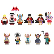 One Piece Luffy Sabo Sanji Chopper Yamato Perona 11pcs Minifigures Build... - £20.64 GBP