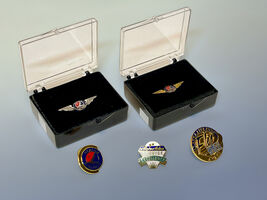 Alaska Airlines Employee Service Award Pins 6-Month 5-Year Set - $149.99