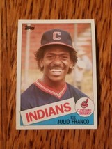 1985 Topps Julio Franco #237 Cleveland  Indians FREE SHIPPING - £1.40 GBP