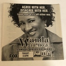 Wanda At Large Tv Show Print Ad Wanda Sykes Tpa15 - £4.74 GBP