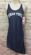 Texas Tech Mesh Jersey Tank Dress Womens Blue Size Small NEW - £28.28 GBP