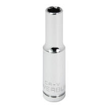 Powerbuilt 1/4 Inch Drive x 6 MM 6 Point Deep Socket - 648298 - £11.37 GBP