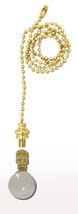 Royal Designs Celling Fan Pull Chain Beaded Ball Extension Chains with Decorativ - £18.30 GBP+