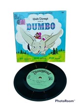 Disneyland Record Song Book 45 vtg 7" Disney 1968 Dumbo Elephant Timothy Mouse - $19.69
