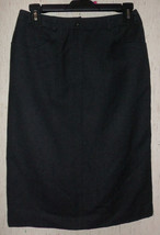 EXCELLENT WOMENS Talbots WOOLMARK CHARCOAL GRAY LINED SKIRT   SIZE 4  USA - £19.77 GBP