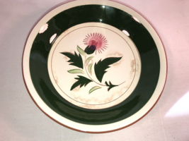 Stangl Thistle 8 Inch Soup Bowl Some Staining - £14.95 GBP
