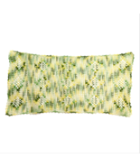 Doily Mat Rectangular Multi Green Crochet Cotton Lace Vintage 22 x 11&quot; - £11.84 GBP