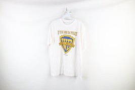 Vtg 90s Streetwear Mens XL If You See the Police Warn A Brother T-Shirt White - £47.06 GBP