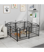 Fence for Pet Indoor outdoor 24 Inch 8 Panel Metal gate for cat out door... - €765,61 EUR