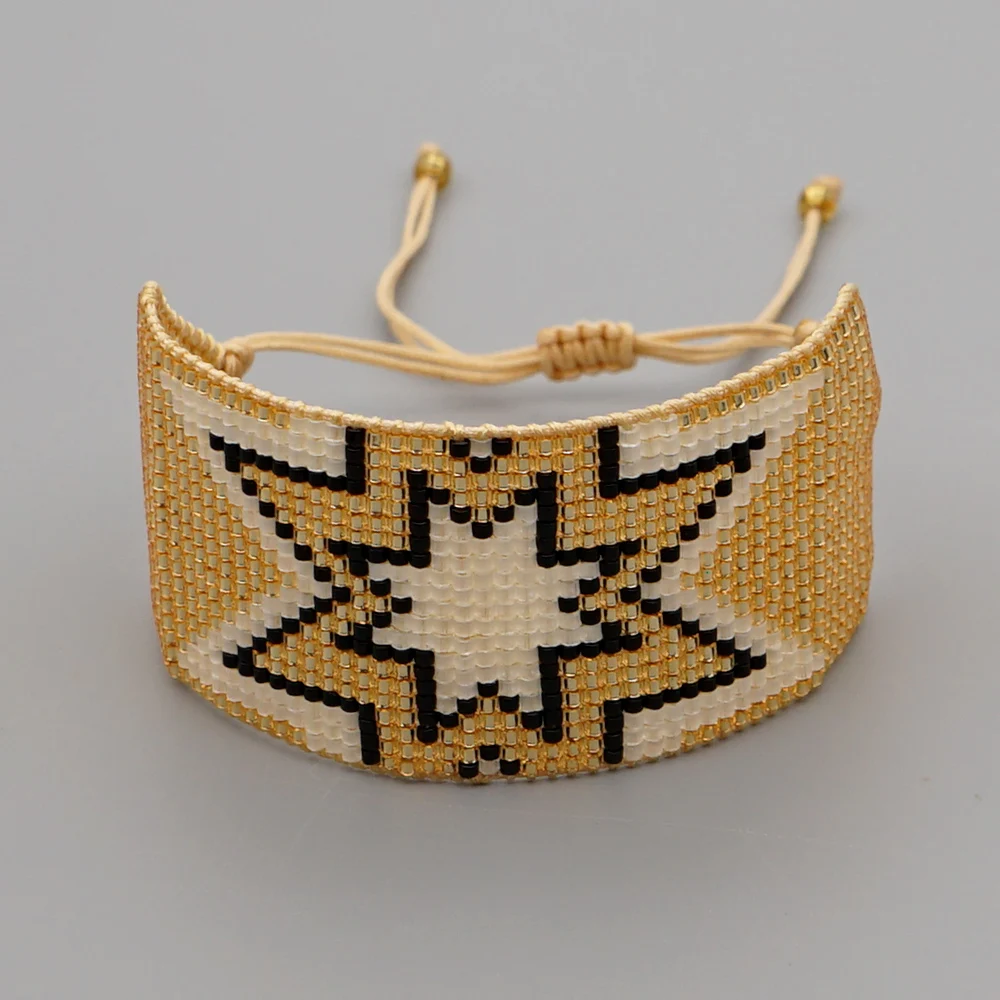 Star Bracelets Hand Woven Bracelet For Women Mexican Fashion Jewelry Manufacture - £26.04 GBP