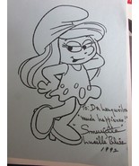 Lucille Bliss Voice Actress Signed Smurfette 8x10 Print - £15.14 GBP
