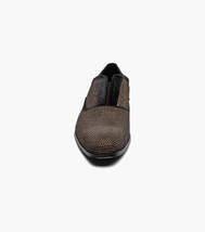 Stacy Adams Starleigh Rhinestone Plain Toe Slip On Black and Gold 25685-715 image 6