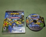 Sonic &amp; SEGA All-Stars Racing Sony PlayStation 3 Disk and Case - $5.49