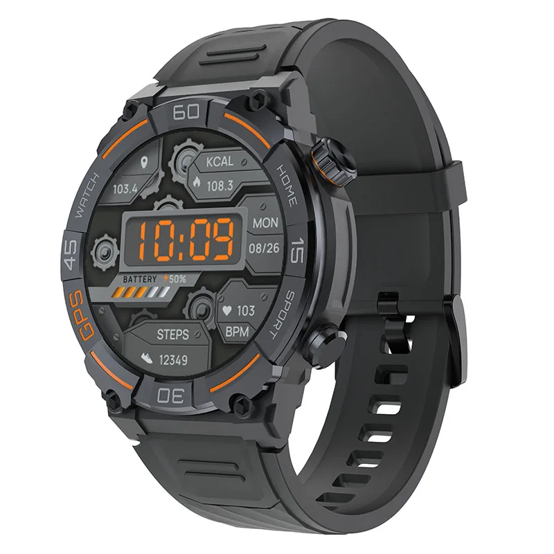 GPS Smart Watch 360*360 HD Screen IP68 Waterproof Altitude Barometer Com... - £75.71 GBP