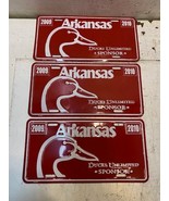3 Quantity of 2009-2010 Arkansas Ducks Unlimited Sponsor License Plates ... - $743.79 MXN 3 Quantity of 2009-2010 Arkansas Ducks Unlimited Sponsor License Plates ... - $743.79 MXN