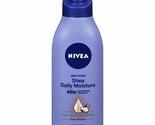 NIVEA Shea Nourish Body Lotion, Dry Skin Lotion with Shea Butter, 16.9 F... - £8.73 GBP
