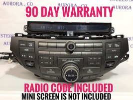 11-12 HONDA ACCORD Sedan Navigation Radio CD Player 39100-TA0-A921-M1   ... - $111.00