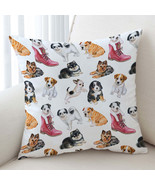 Dogs Puppies Cushion Cover