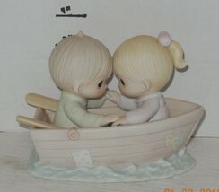 1985 Precious Moments Enesco "Friends Never Drift Apart" 100250 Rare HTF - $34.95