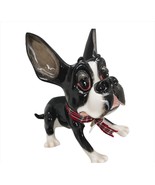 Little Paws Boston Terrier Tarquin Dog Figurine Sculpted Pet 350-LP-TAR ... - €29,43 EUR