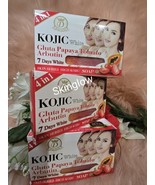 X 3  Original Kojic white Gluta PAPAYA Tomato Arbutin Soap. 7 days White... - $42.99 CAD