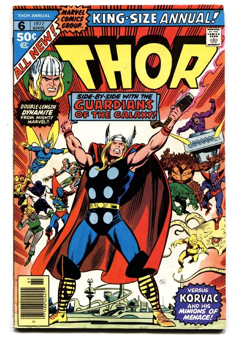 THOR ANNUAL #6-comic book GOTG!-MARVEL-High Grade VF - $63.05